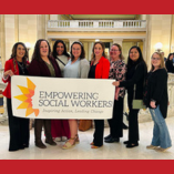 Northwestern Oklahoma State University Department of Social Work students and faculty attended the 2024 Legislative Education and Advocacy Day hosted by the National Association of Social Workers, Oklahoma Chapter at the Oklahoma State Capitol in April.