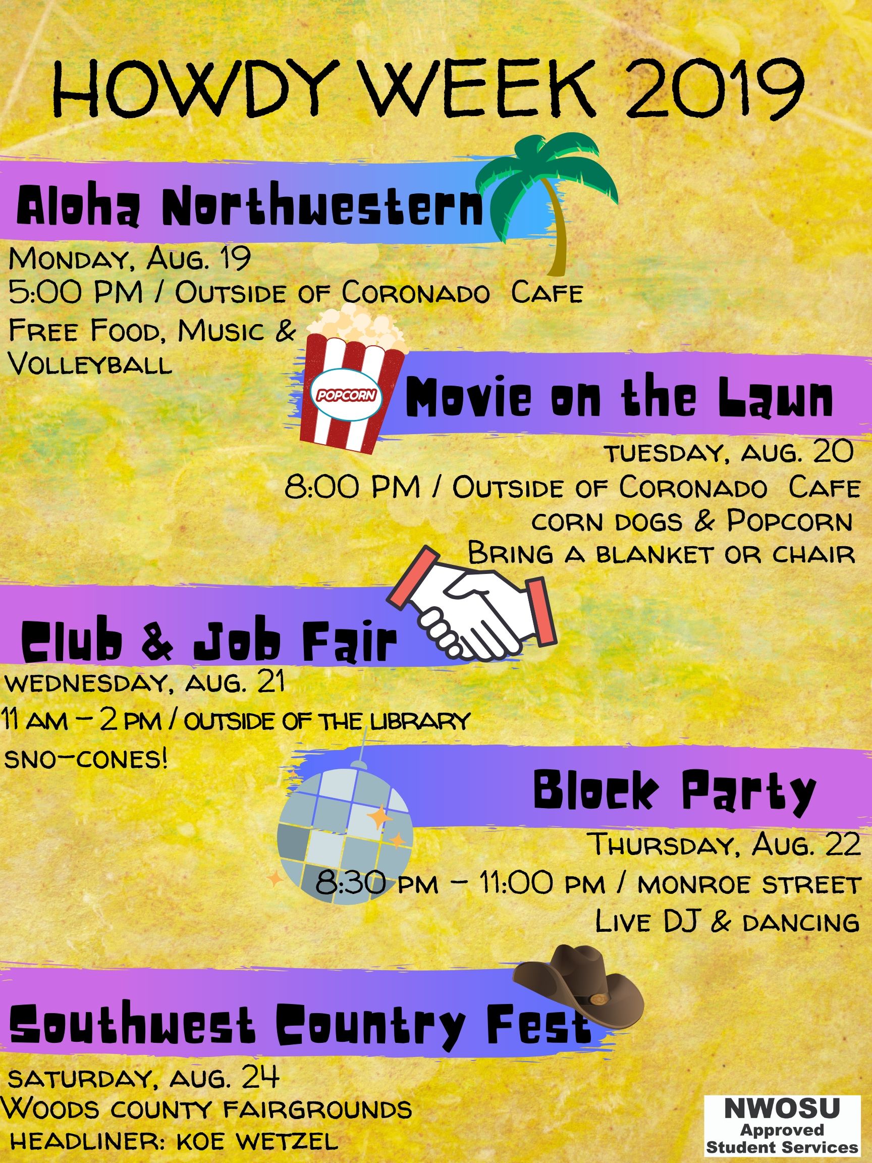 Howdy Week at Northwestern to be filled with fun events, free food for students | Northwestern