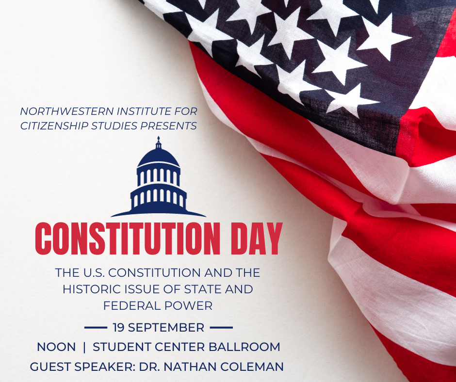 Northwestern Constitution Day Sept. 19 | Northwestern Oklahoma State ...