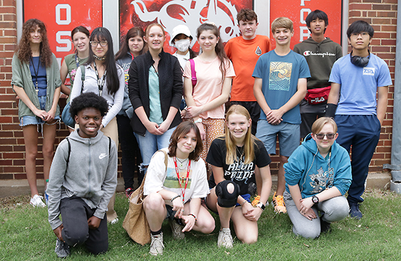 High school students attending the Northwestern Oklahoma State University STEM camp in Alva June 2-4 include (front row, left to right) Terrence Griffin, Owasso; Arden Pieratt, Skiatook; Payton Smith, Alva; Sharyn Dodson, Boise City; (middle row) Corinna Chen, Oklahoma City; Morgan Blankenship, Burneyville; Lucy Kershen, Norman; Gray Hartman, Stillwater; Andy Tran, Edmond; (back row) Riley Harness, Grove; Kathy Ragan, Cushing; Trinity McKinney, Norman; Brietta Chen, Oklahoma City; Clark Brasuell, Stillwater; Ian Chang, Edmond.