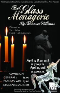 The glass menagerie poster 
