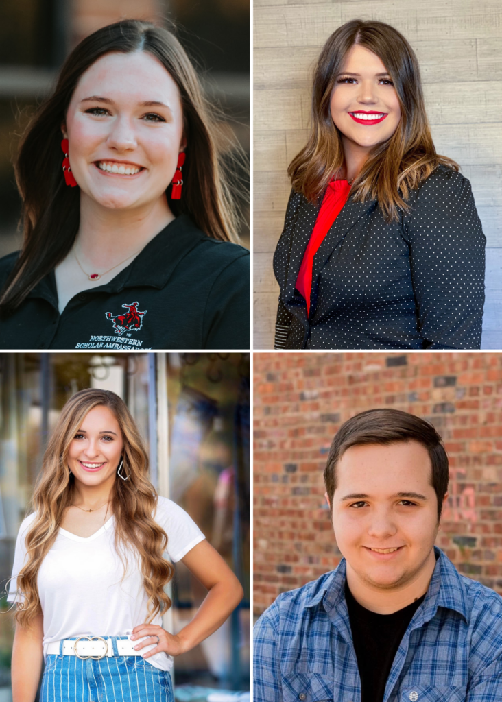 Image 2 Top Row (Left to Right): Katy Brashears, Jadyn Budig Bottom Row (Left to Right): Sagelyn Budy, John Cloud