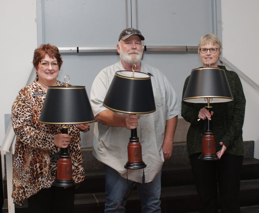 Northwestern’s 30-year service award recipients are (from left to right) Natalie Miller, Kenneth Knabe and Sheri Lahr.