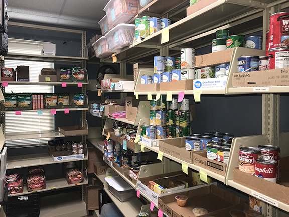 The Swipe Out Hunger grant and other monetary and food donations will help the Northwestern Campus Cabinet food pantry to restock some of the shelves that are growing bare after an increase in the number of clients requesting food, personal hygiene items and other supplies.