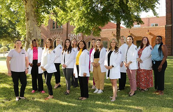 Spending a week on the Northwestern Oklahoma State University Alva campus July 10-15 for DNP residency week are (front row, left to right) DNP program director Dr. Courtney Ballina, Megan Durant, Pawana Itani, Jennifer Moreland; (middle row) Cyvil Moma, Shalyn Monsees, Alyssa Hudgens, Samantha Ridge; (back row) Melissa bell, Melissa McRay, Isabella Ramer, Shelby Amey, Miranda Smooth and Dr. Latesha Reed, assistant professor of nursing.