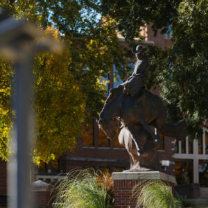 NWOSU Campus Ranger Statue